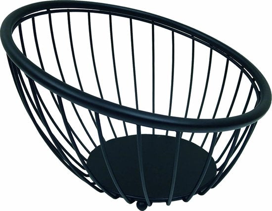 Artex Black Globe Fruit Bowl - Ø 25 cm - Black