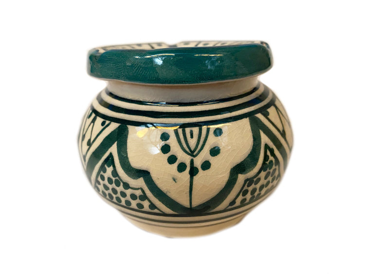 Moroccan ceramic ashtray