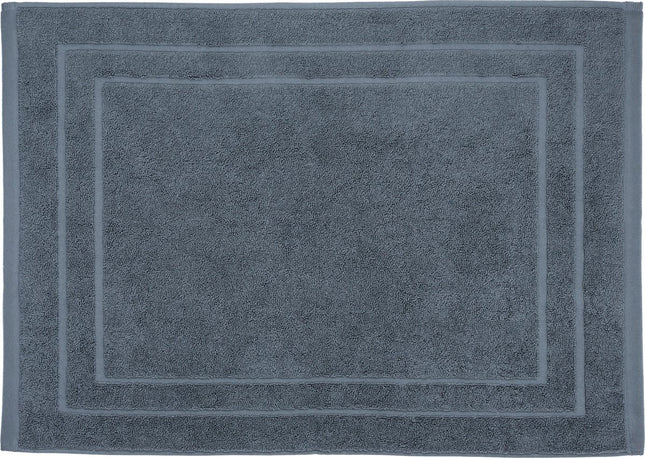 Atmosphera Badezimmerteppich/Badematte für den Boden - 50 x 70 cm - Dunkelgrau