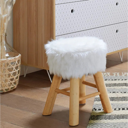 Beistellhocker/Sitzhocker Oslo – Ø 30 x H 42 cm