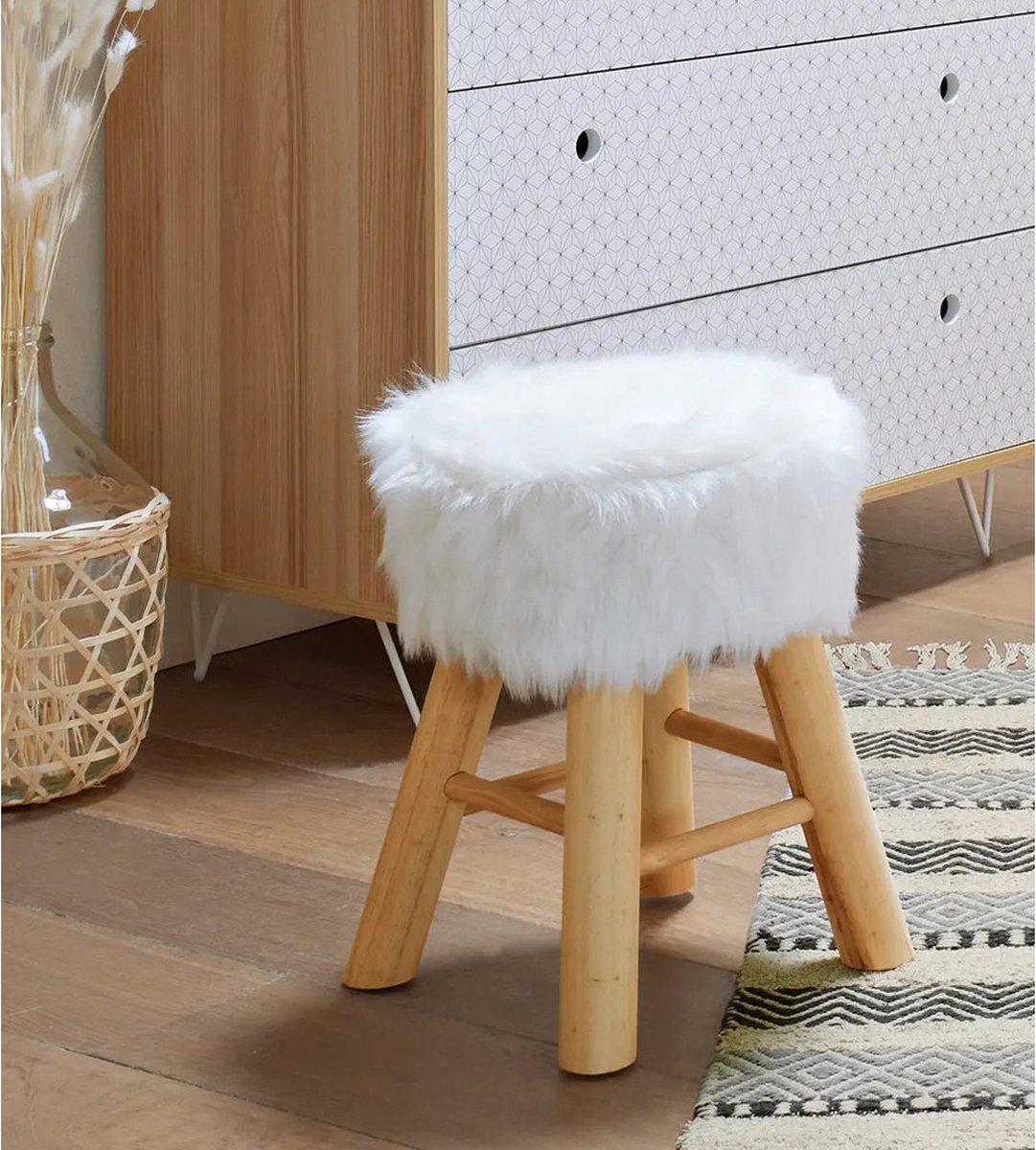 Tabouret d'appoint / tabouret Oslo - D30 x H42 cm