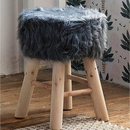 Beistellhocker/Sitzhocker Oslo – Ø 30 x H 42 cm