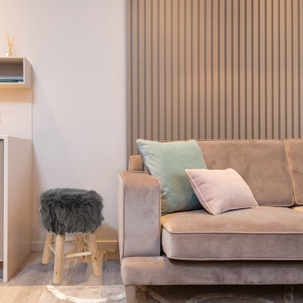 Beistellhocker/Sitzhocker Oslo – Ø 30 x H 42 cm