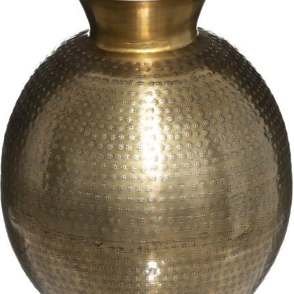 Atmosphera Bloemenvaas - van stijlvol metaal - 40 x 28 cm - metallic brons