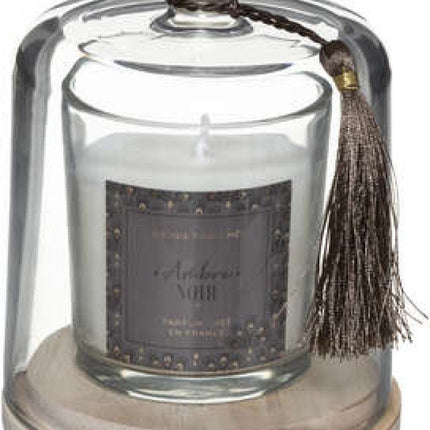 Atmosphera Candle - Geurkaars - Geur Amber - Zachte en zoete geur - Met glazenhouder
