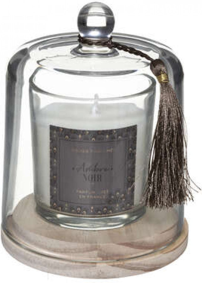 Atmosphera Candle - Duftkerze - Duft Amber - Sanfter und süßer Duft - Mit Glashalter