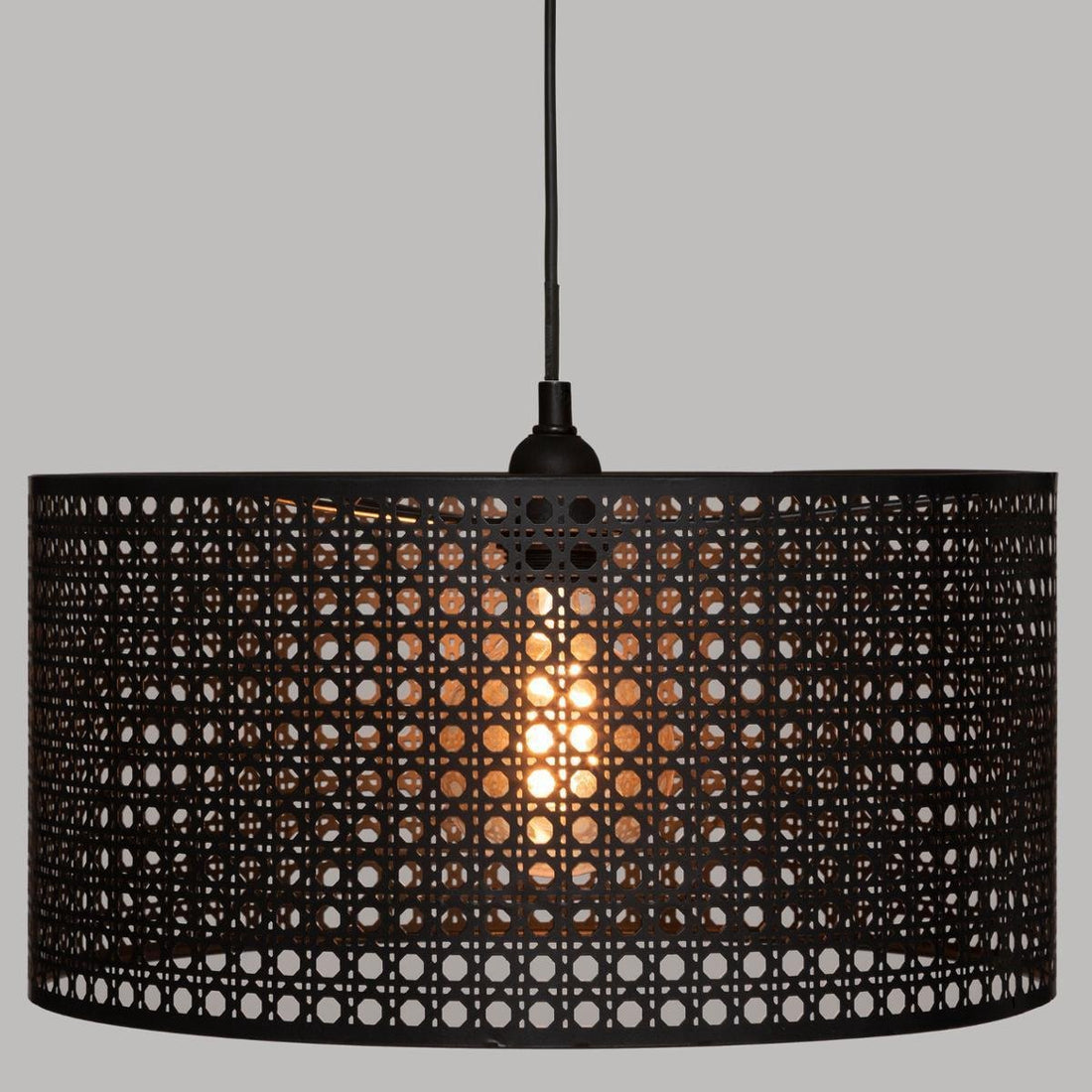 Atmosphera metalen hanglamp zwart, Ø 38 cm – fitting E27 – foto 2