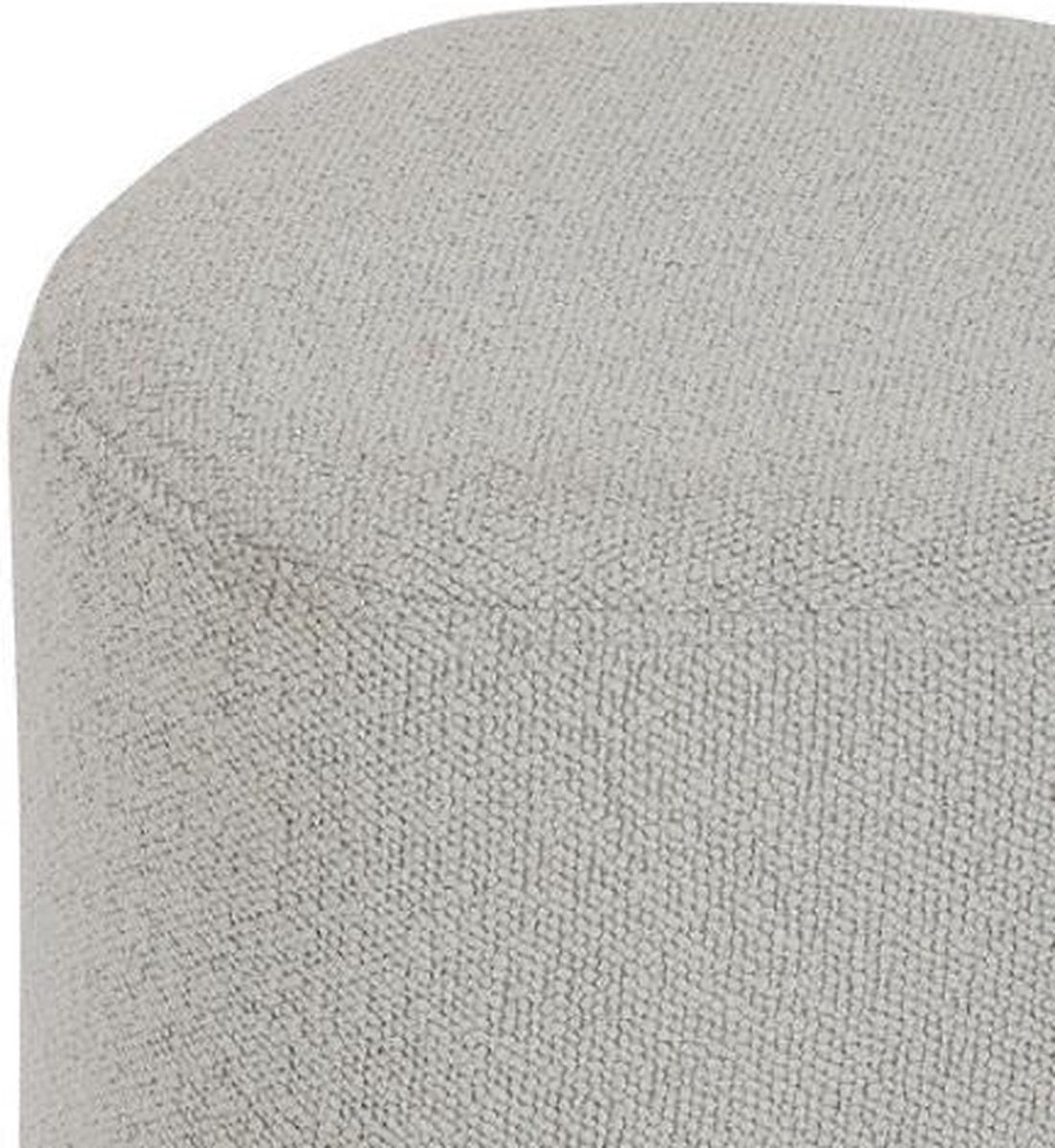 Pouf Estria Atmosphera - 40x40cm - Gris clair