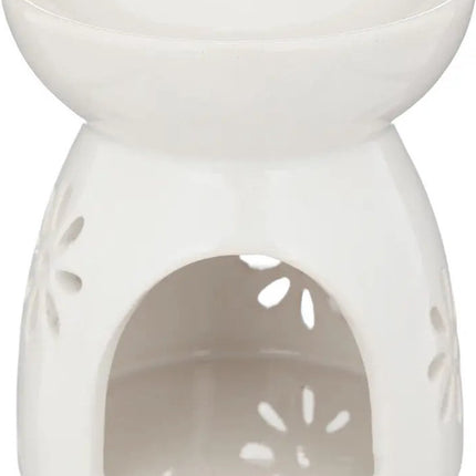 Duftlampe für Amberblöcke/Duftöl - Keramik - weiß
