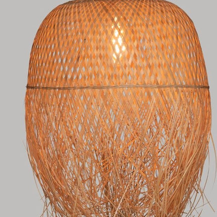 Atmosphera Hanglamp Elis - E27, niet inbegrepen - Ø40xH60cm - Naturel