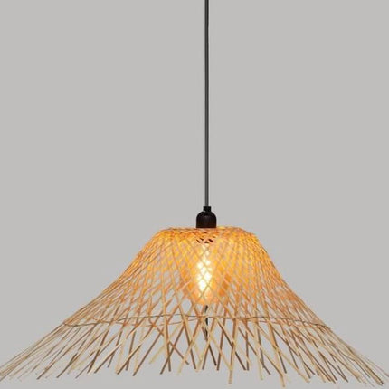 Atmosphera Hängelampe Moxa Bambus - E27, nicht enthalten - Ø76xH27cm - Natur