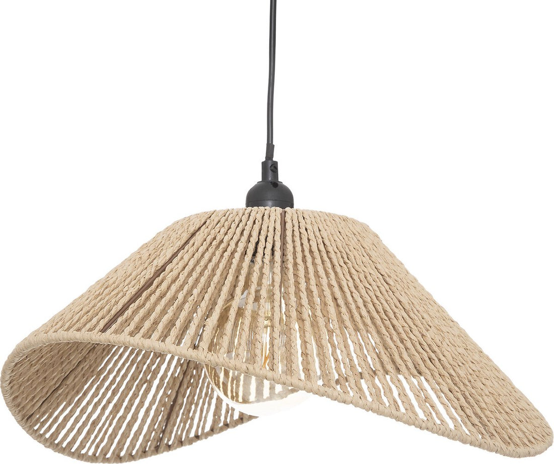 Suspension Atmosphera Myha - E27, non incluse - Ø45xH17cm - Beige