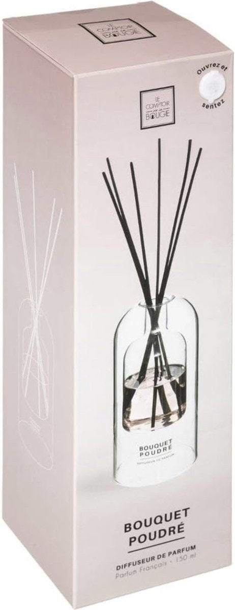 Ilan Fragrance Diffuser 150 ml Glass Pink - Jasmine - White Musk