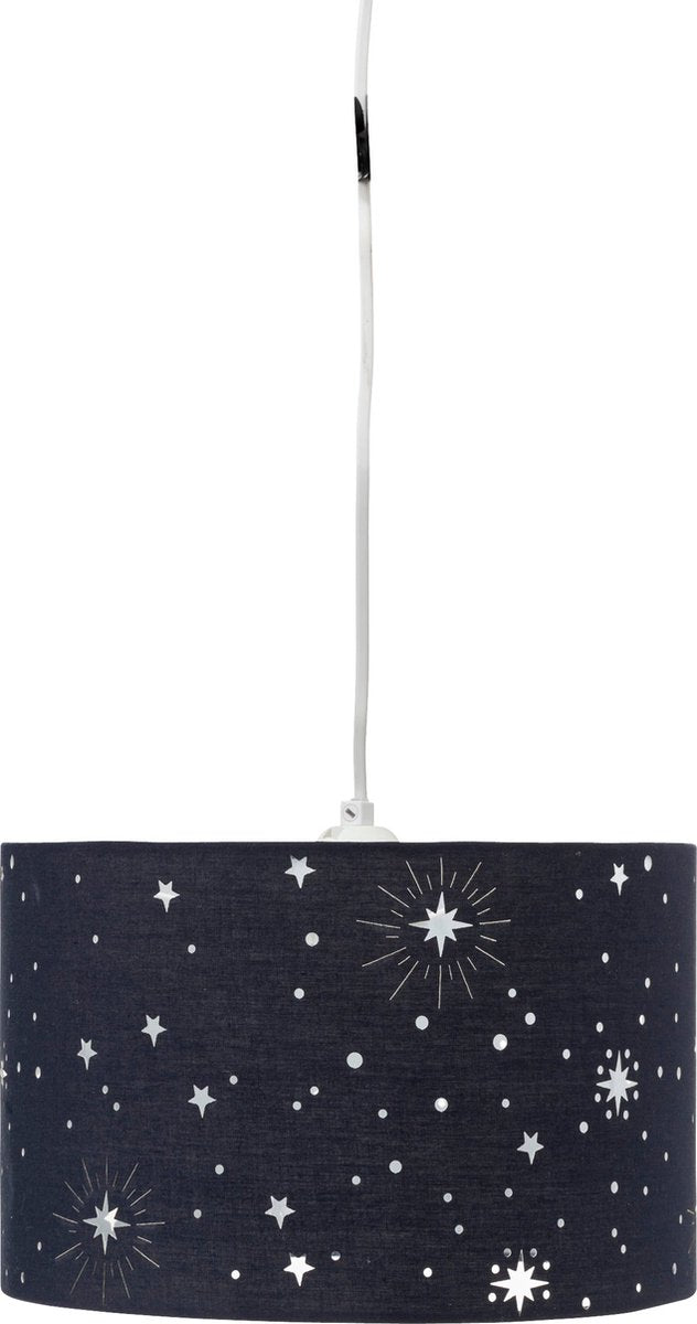 Plafonnier enfant Ciel étoilé Ø28x18cm - Noir