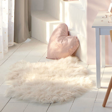 Atmosphera Kids Teppich aus Kunstfell – 60x90cm – Weiß
