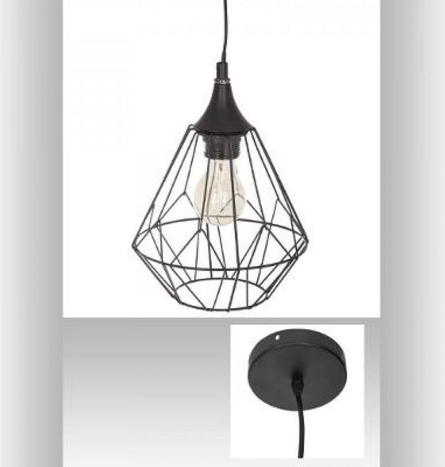 Atmosphera Deckenleuchte – Ø 19 x 24 cm – 40 W – Schwarz