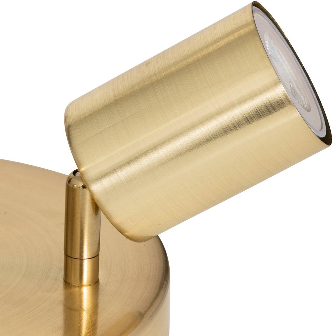 Atmosphera Vico plafondlamp met 3 verstelbare spots – mat goud, Ø 20 cm – foto 3