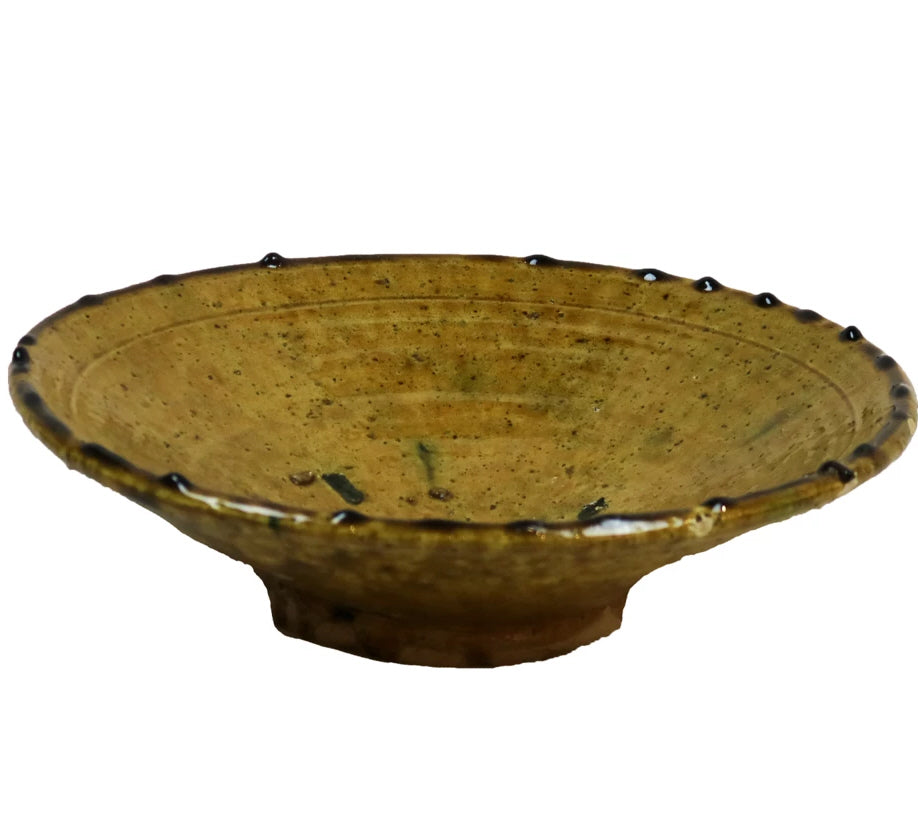 Plat - bol en poterie Tamegroute Ø 24 cm