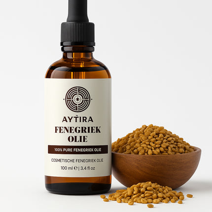 AYTiRA Bockshornkleeöl 100 ml – 100 % reines Kosmetiköl – Für Haarvolumen, Hautpflege & Massage