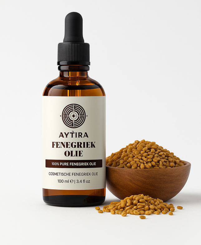 AYTiRA Bockshornkleeöl 100 ml – 100 % reines Kosmetiköl – Für Haarvolumen, Hautpflege & Massage