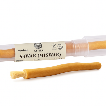 Aytira Siwak Stokje Naturel – 100% Natuurlijk Tandenborstel (miswak) uit de Salvadora Persica Boom