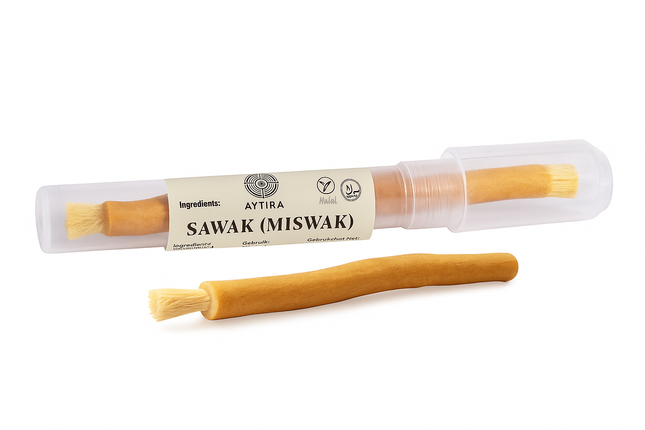 Aytira Siwak Stokje Naturel – 100% Natuurlijk Tandenborstel (miswak) uit de Salvadora Persica Boom