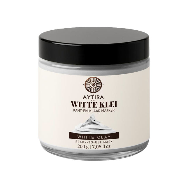 AYTiRA Weiße Tonerde – Fertige Gesichtsmaske – 200 g – Reinigende & Beruhigende Kaolin-Tonerde