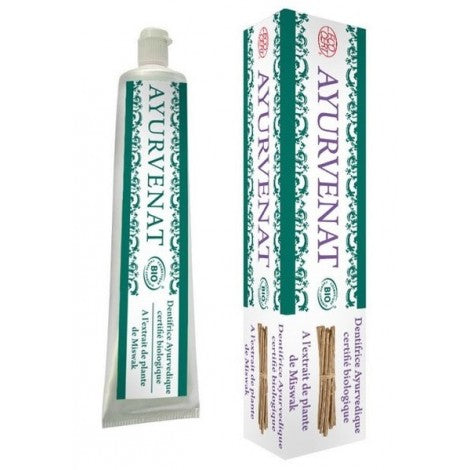 Ayurvenat ayurvedische tandpasta met miswak – BIO – foto 2