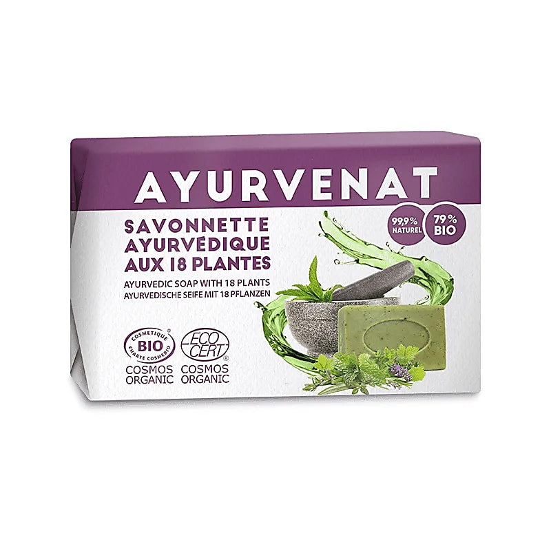Ayurvenat 18 herbes ayurvédiques savon BIO
