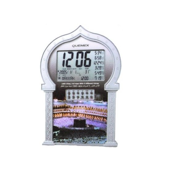 Horloge numérique islamique Azan avec Qibla 1000 villes