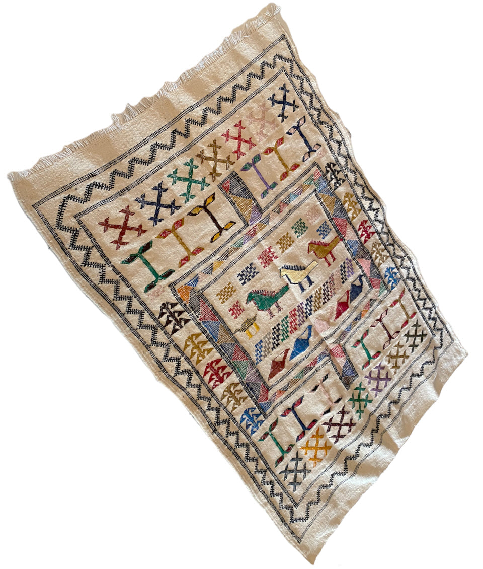 Tapis marocain berbère Kilim Azilal
