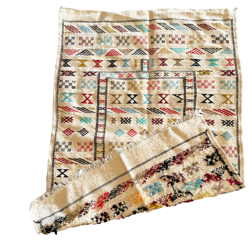 Moroccan Azilal Berber kilim rug