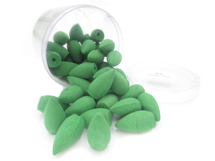 CÔNE D'ENCENS À REFOULEMENT - THÉ VERT