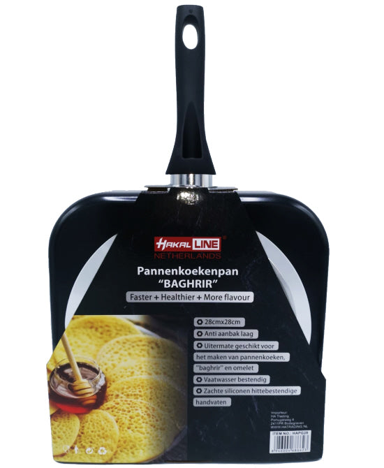 Baghrir pannenkoekenpan – Marokkaanse pan voor baghrir en msemen, Ø 24 of 28 cm