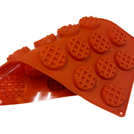 Silikonbackform mit 18 Mini-Förmchen