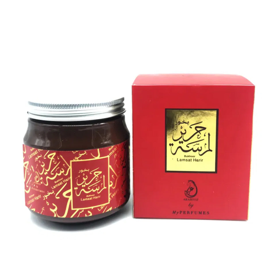 Bakhoor Lamsat Harir – houtsnippers met pittige oosterse geur, 70 gram – foto 2