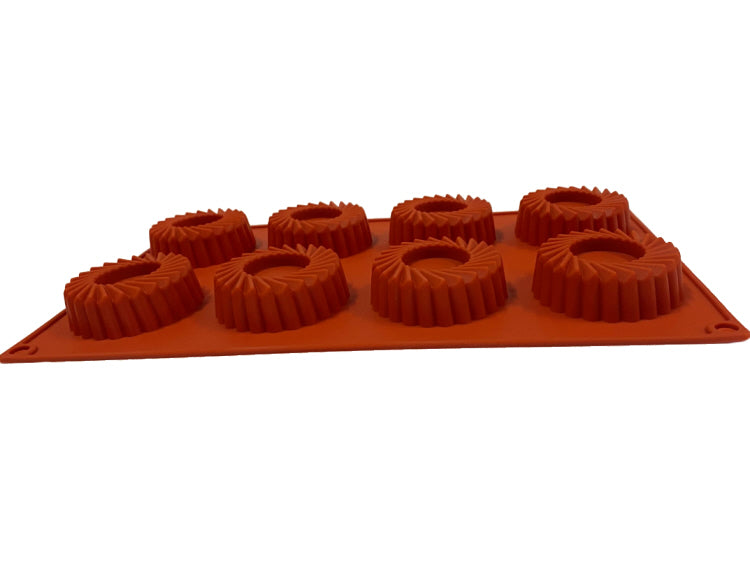 Silicone Baking Mold with 8 cavities
