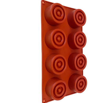 Siliconen Bakvorm swirly cilinders
