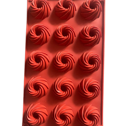 Silikon-Backform Turban Yasmin - 15 Förmchen