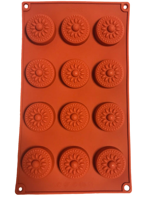 Moule à muffins en silicone rond mini