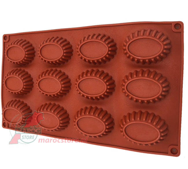 Moule en silicone ovale