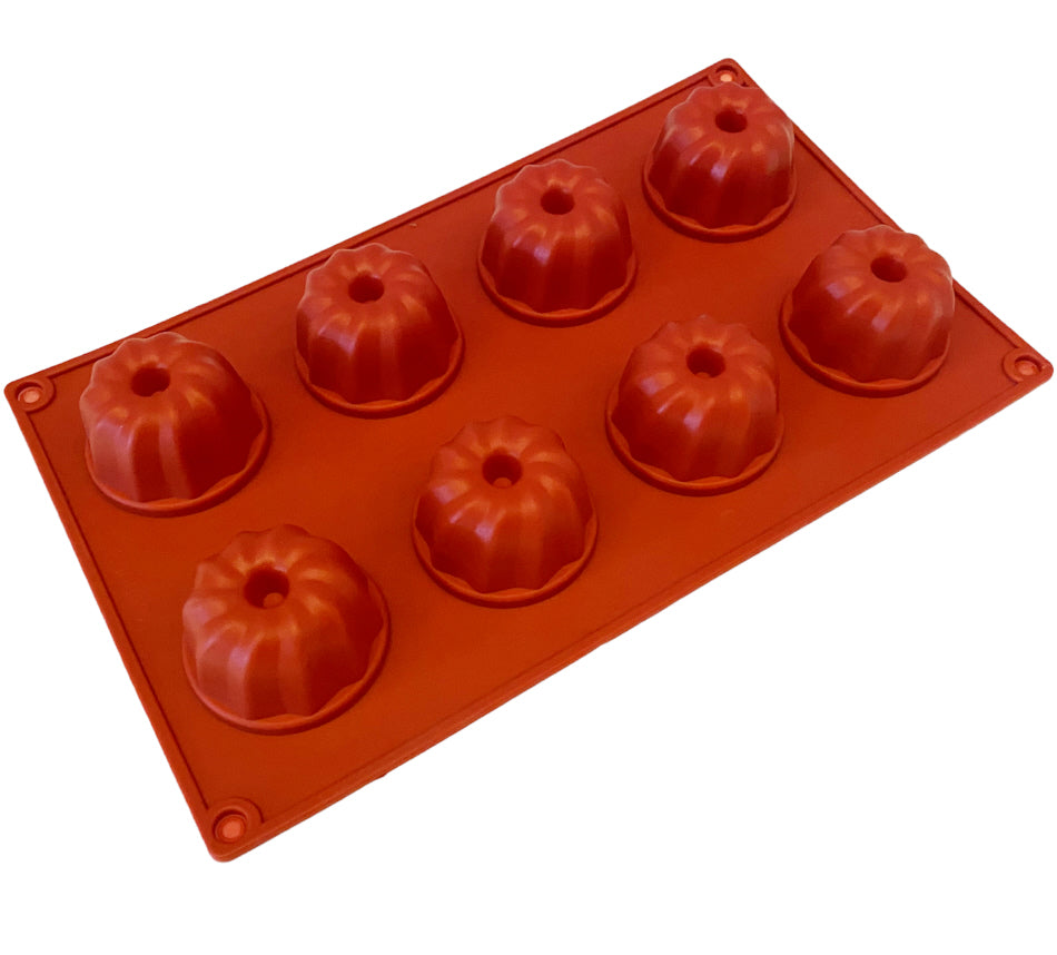 Moule en silicone mini-kouglof 8 cavités