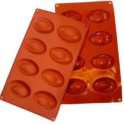 Silikonkuchenbackform 8 Mulden