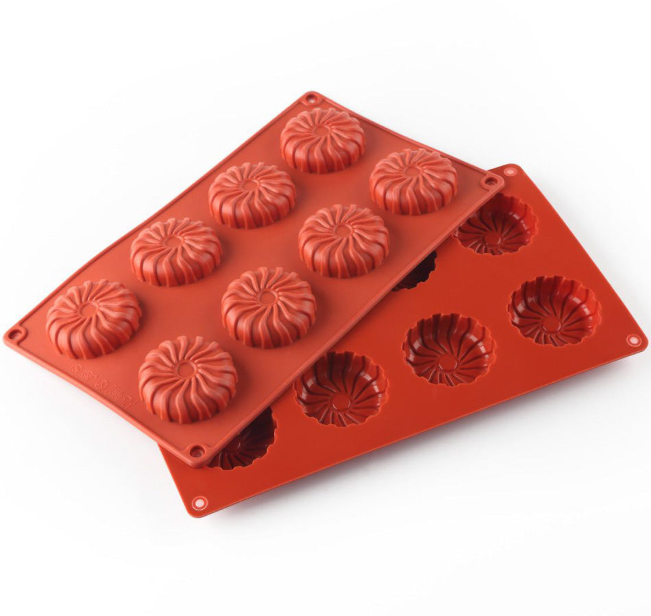 Silicone baking mold - Baking tin 8 shapes