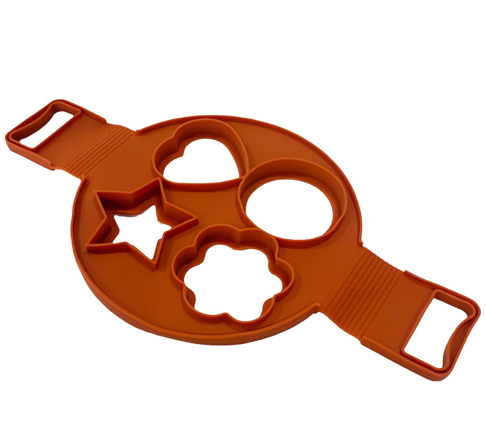 Silicone Pancake Flipper - Egg Pancake - 4 molds