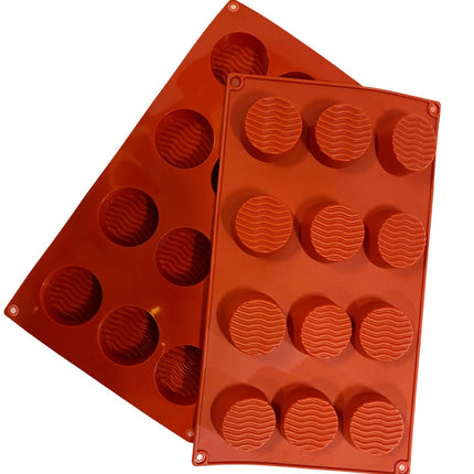 Siliconen cake Bakvorm 12 vormpjes