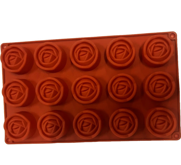 Silicone Baking Mold - rose baking tin