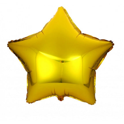 Ballon Ster Goud klein (3 stuks)