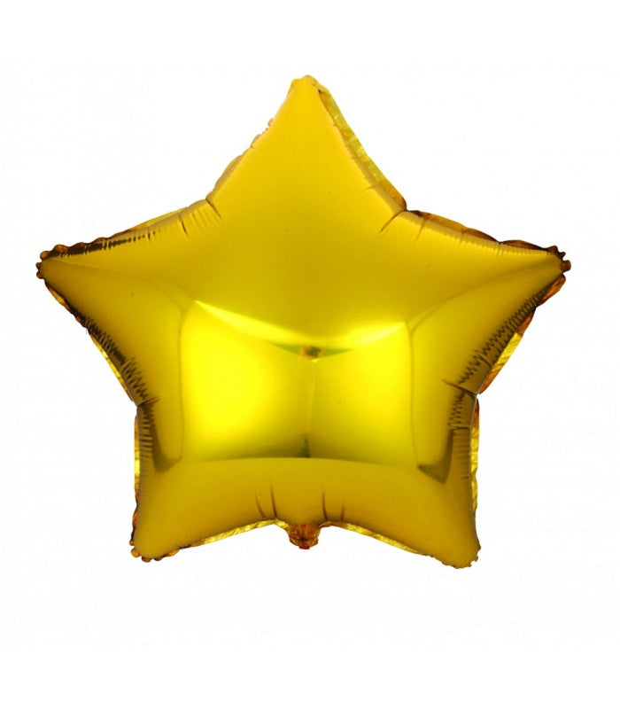 Ballon Étoile Or petite (3 pièces)