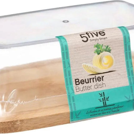 Butterdose - Hochwertige Bambus-Butterdose